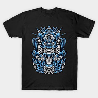 Artwork Illustration Creatures With Natural Carvings T-Shirt